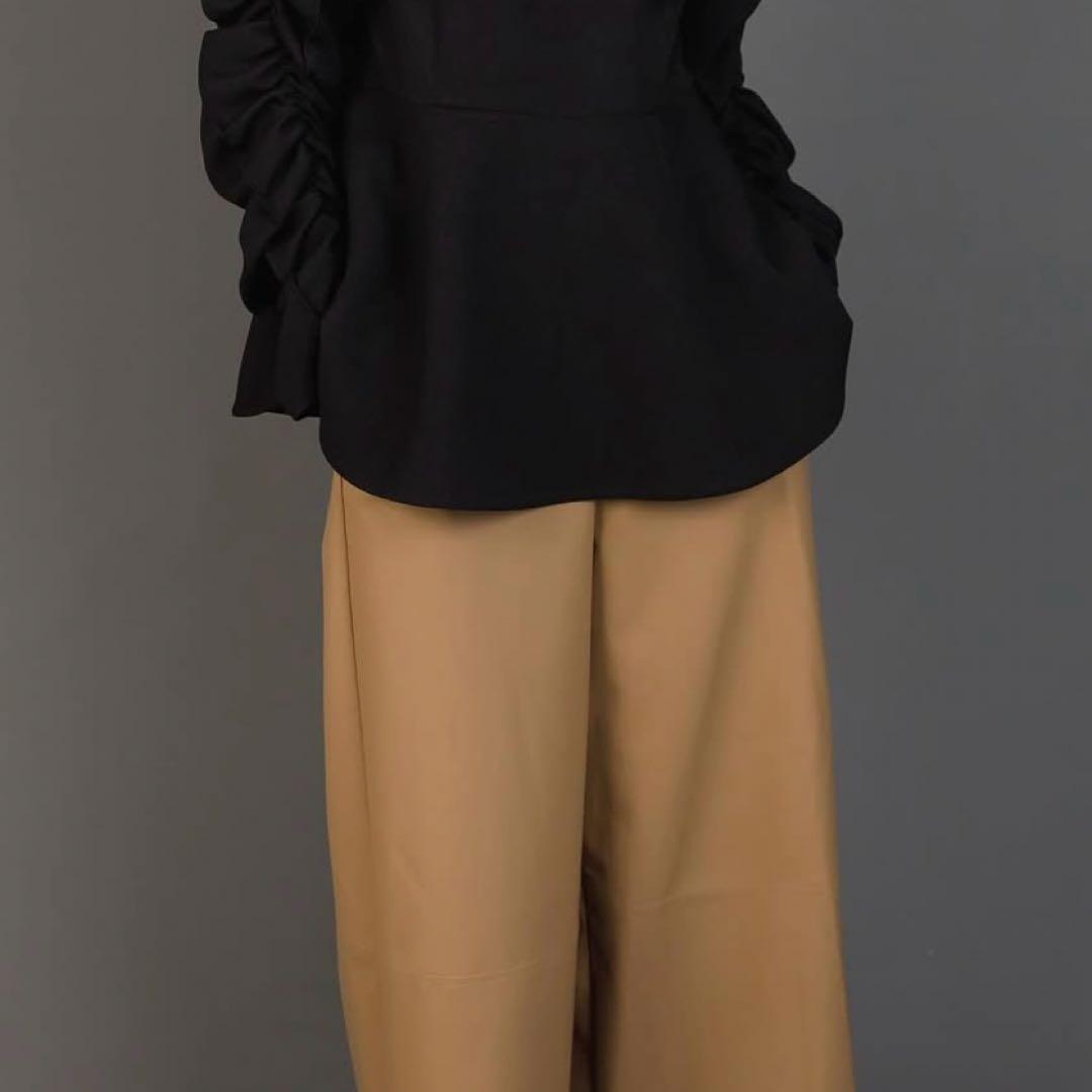 Heve ヘイヴ 24AW rubber pants ラバーパンツ　キャメル36