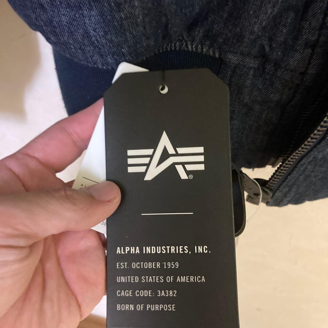 ALPHA INDUSTRIES MA-1ワシデニム　フライトジャケット　新品