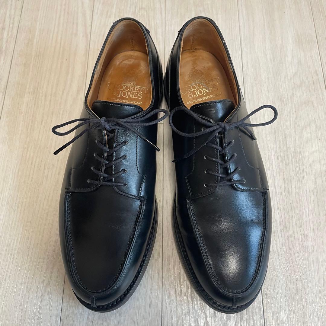 クロケット&ジョーンズ　モールトン　MORETON 6.5E 黒　ブラック　革靴