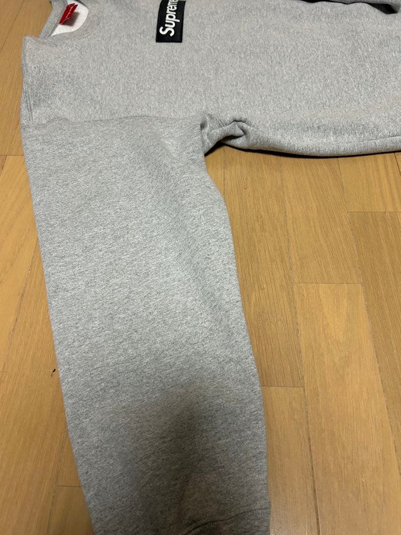 トップス Supreme Box Logo Crewneck Heather Grey L