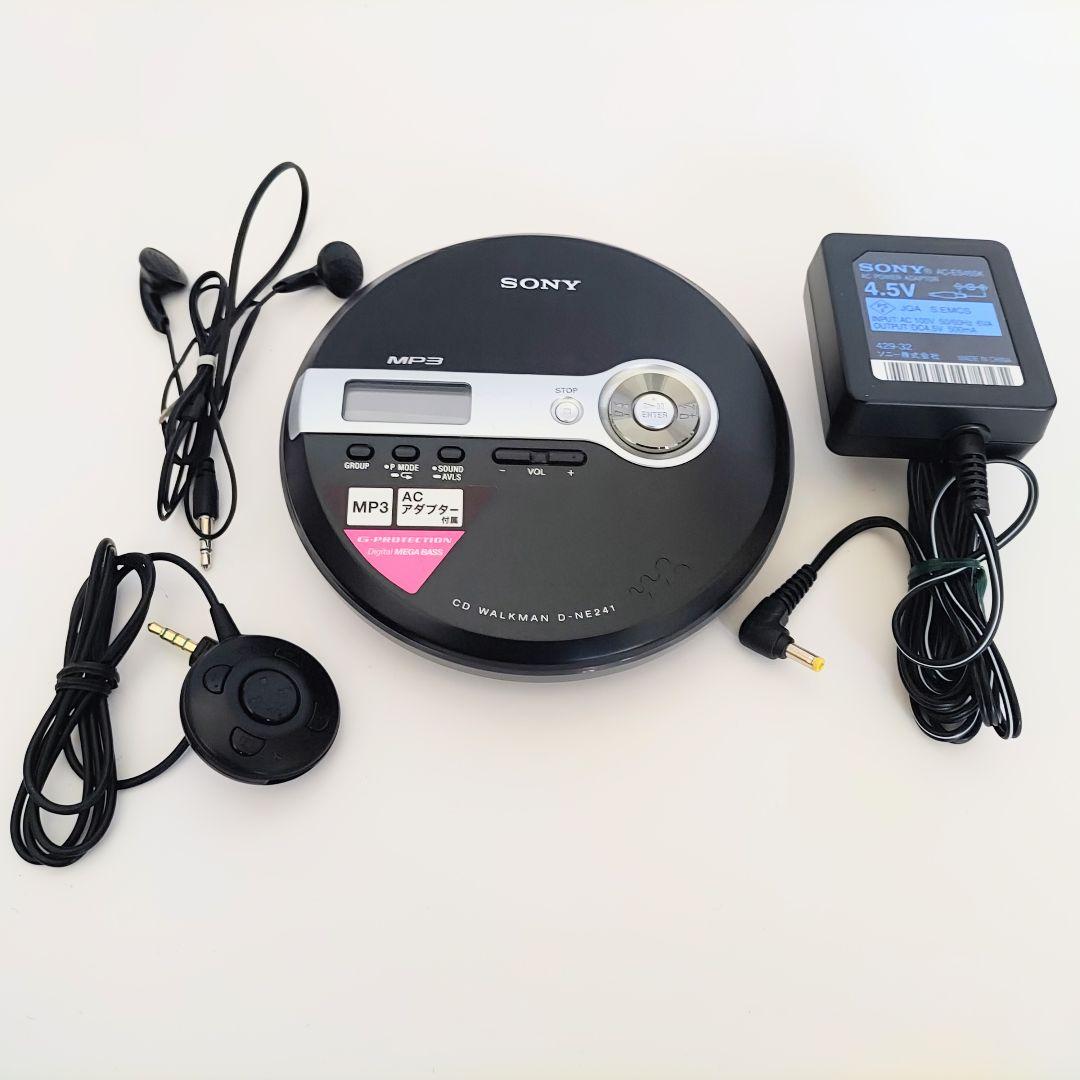■動作品■Sony D-NE241 CDウォークマン CDプレーヤーポータブル