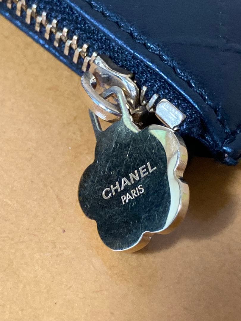 CHANEL シャネル　銀座限定　カメリア　キーリング付　カード&ケース