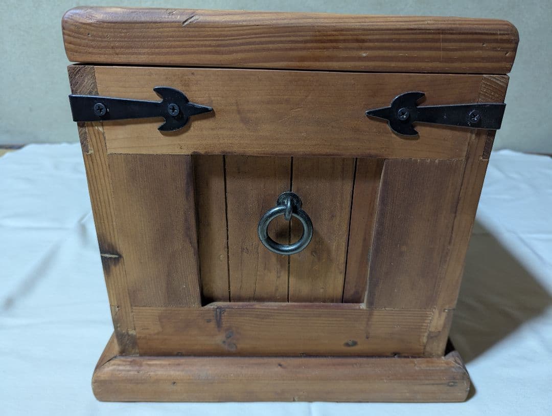 【マドリッドコレクション】木製宝箱 木箱 おもちゃ箱 コンテナ アンティーク風