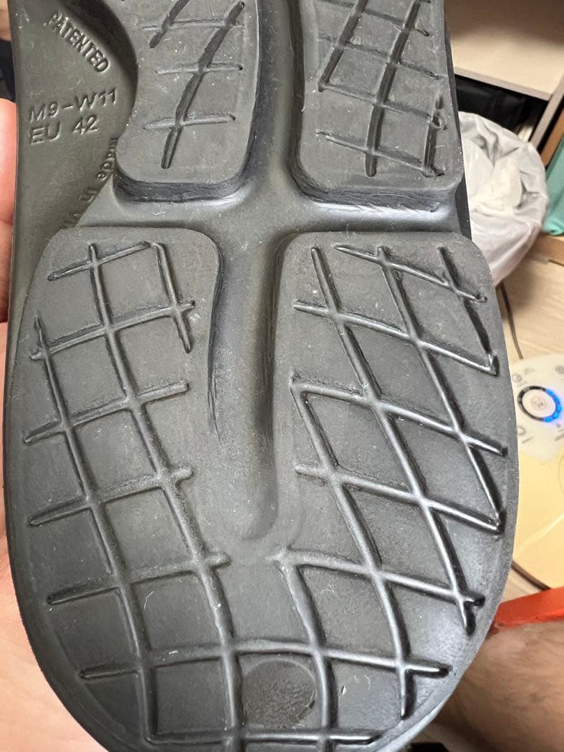 OOFOS MEN'S OOAHH SPORT FLEX ブラック 28cm