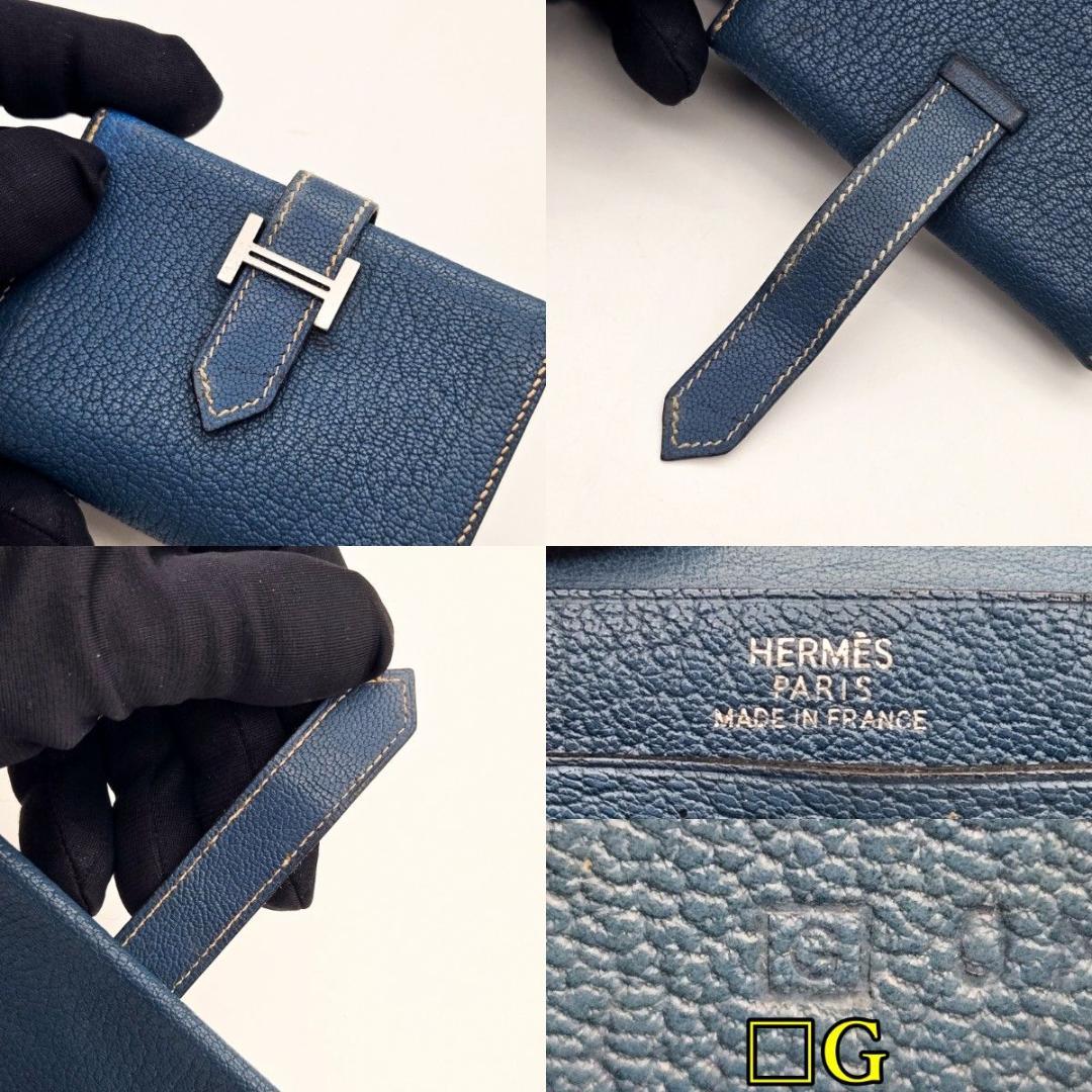 argon57 カードケース 名刺入れ ブルー HERMES