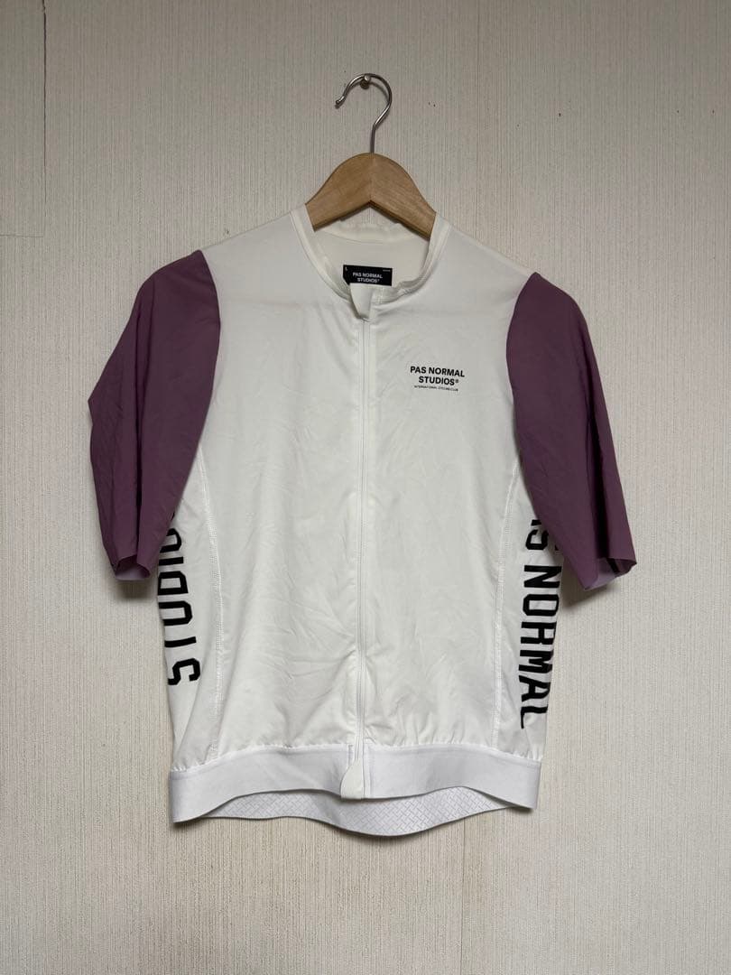 s*i様 PAS NORMAL STUDIOS サイクルジャージ L ホワイト/