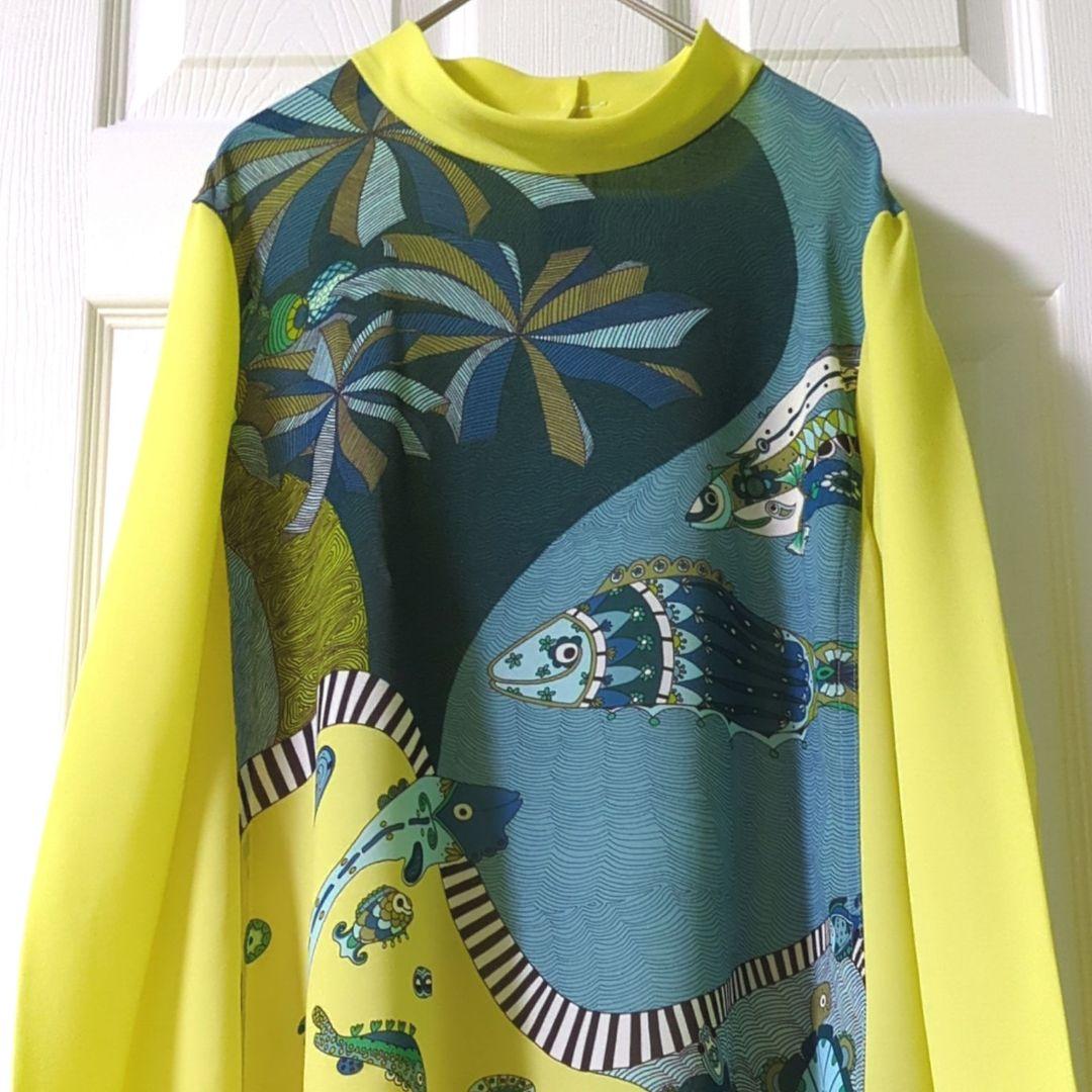 TOKUKO 1er VOL　トクコ　チュニック　海の生き物　レース模様