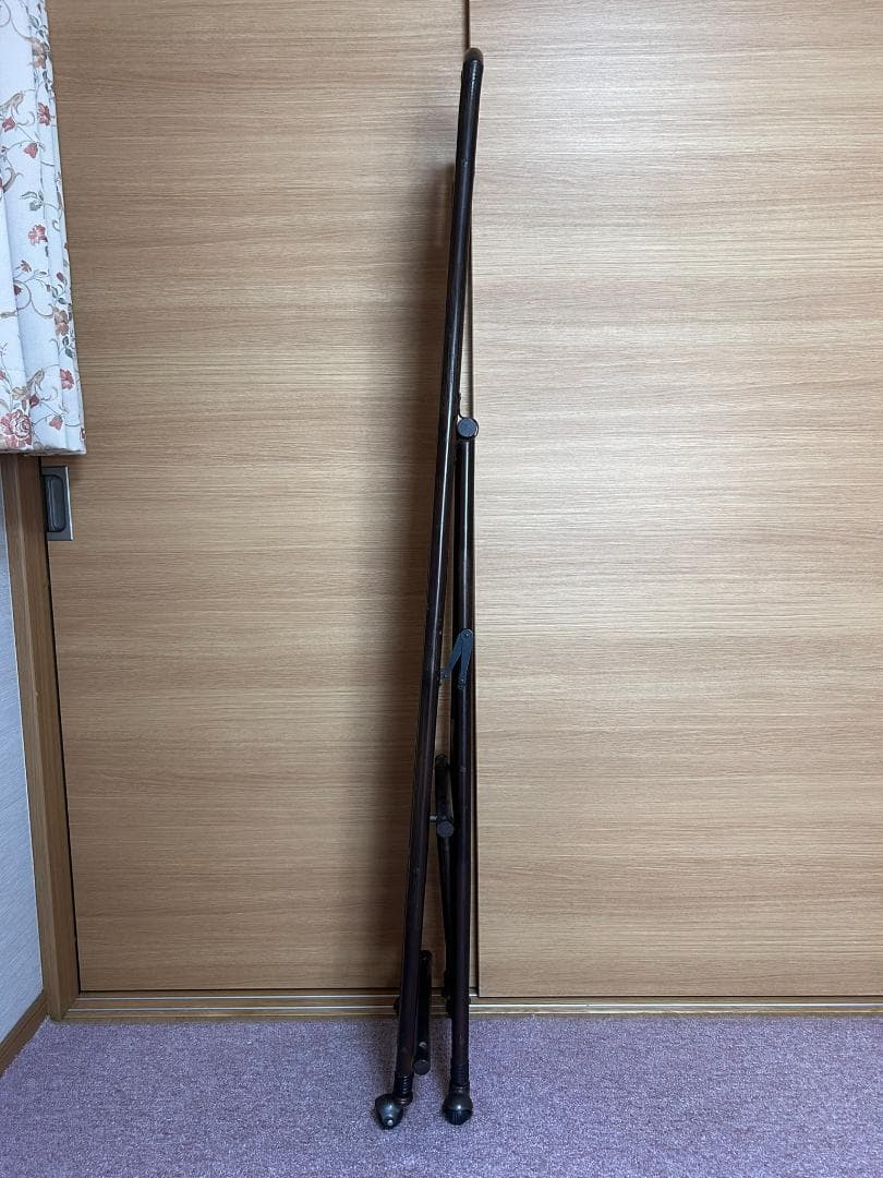 レトロ　ヴィンテージ　モダン　ラタン　姿見　全身鏡　スタンドミラー