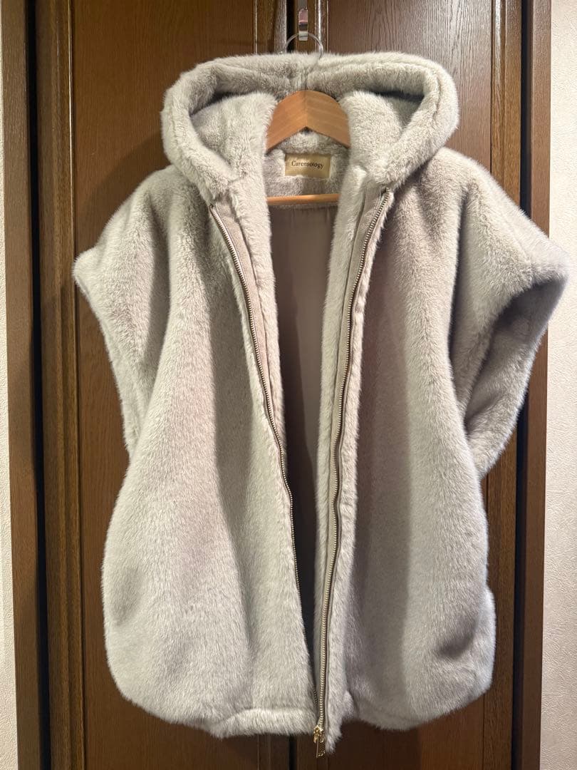 ⭐️本日掲載最終‼️⭐️タグあり美品⭐︎Curensologyミンクライクファーベスト