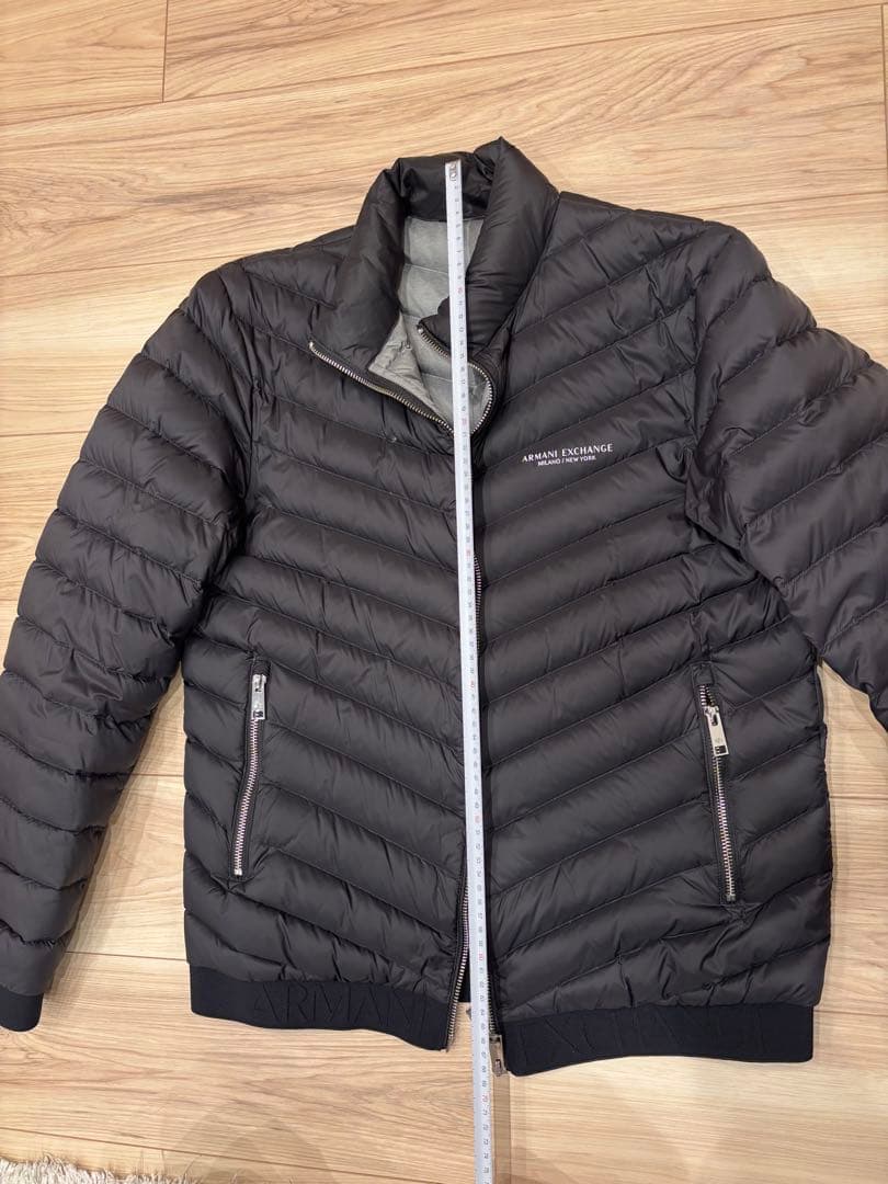 美品⭐︎アルマーニエクスチェンジ　黒メンズダウンジャケット Sサイズ