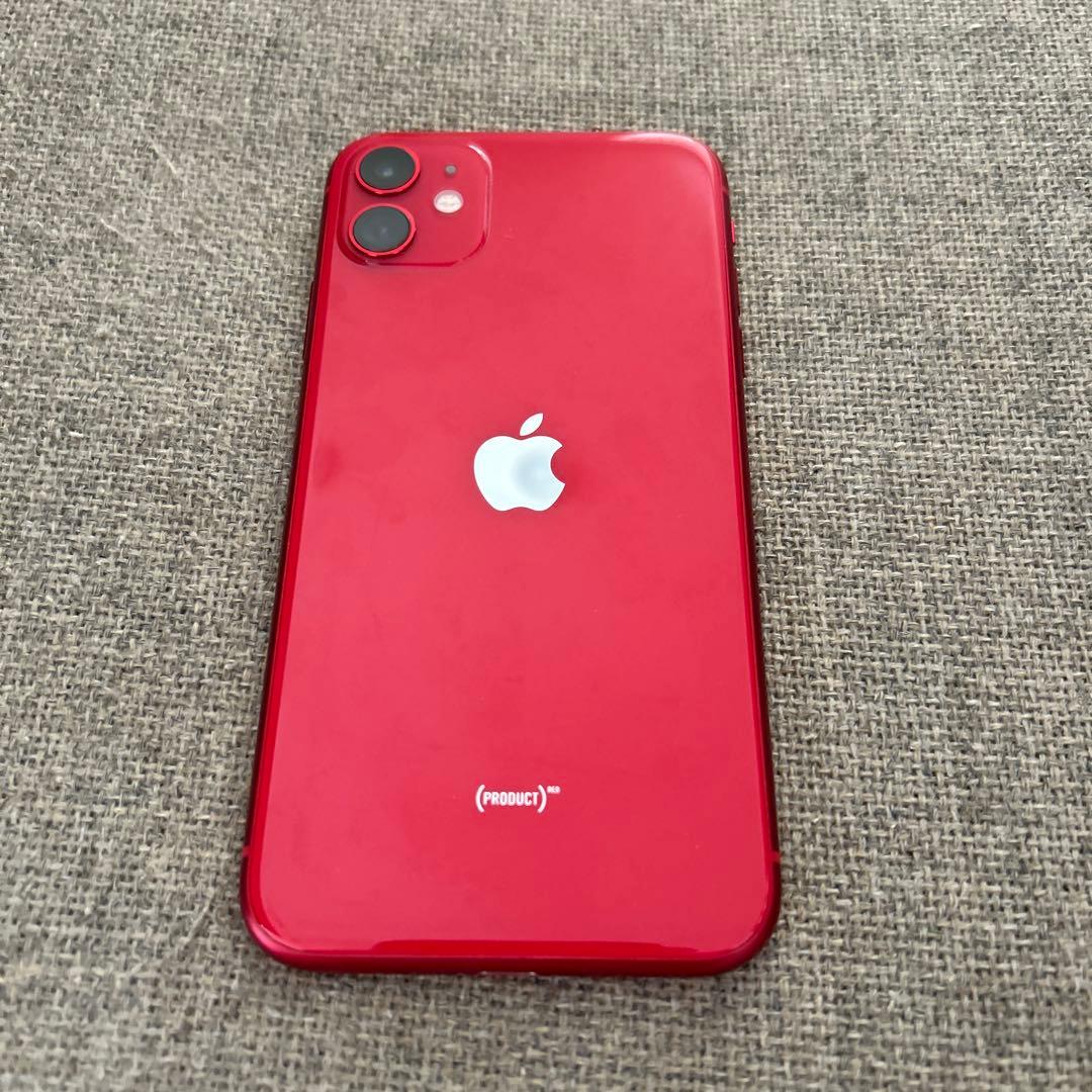 iPhone11 64GB RED SIMフリー　美品