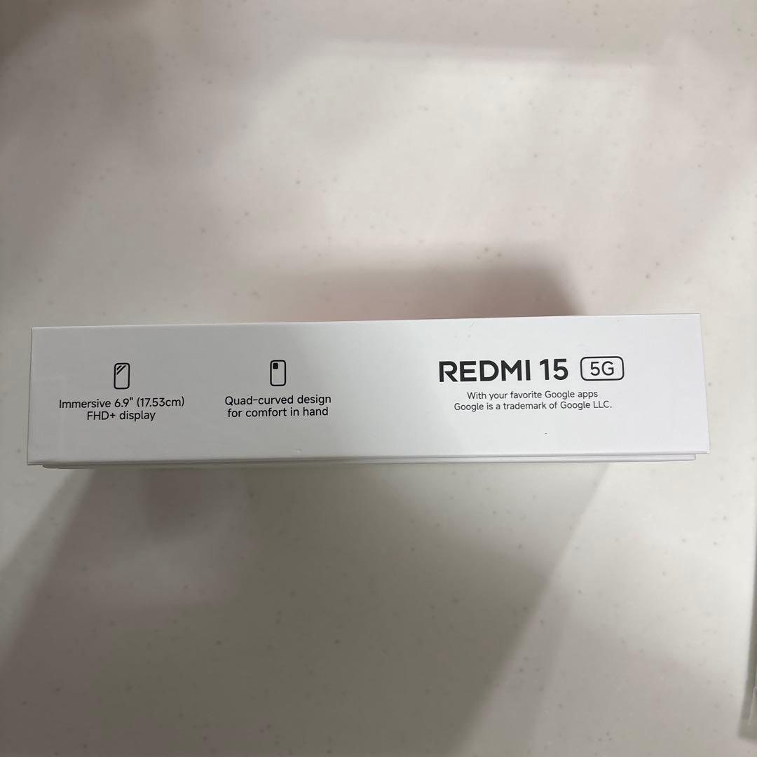 【福助】 未使用REDMI 15 5G スマホ リップルグリーン128GB