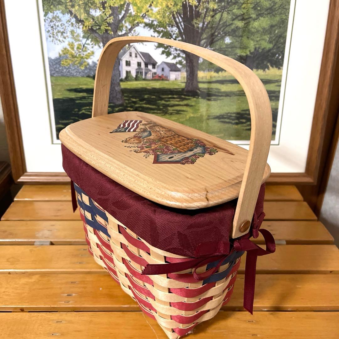 ロンガバーガーバスケット　longabergerバスケット　小物入れ