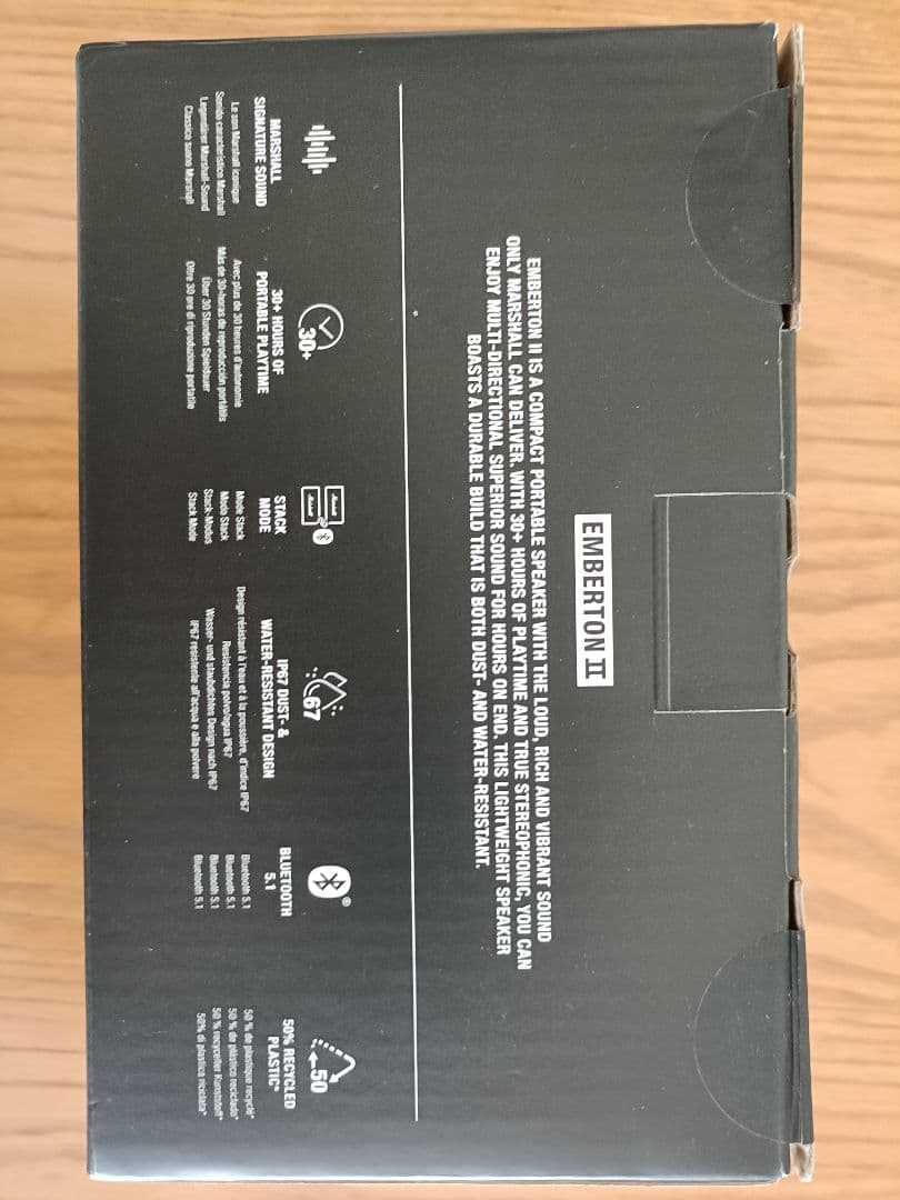 Marshall Emberton II クリーム Bluetoothスピーカー