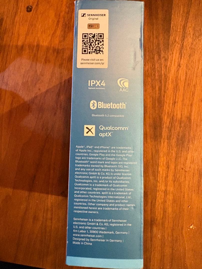 【美品】ゼンハイザー　ワイヤレスイヤホンCX True Wireless