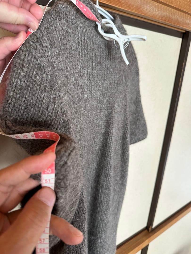 ACRONYM（アクロニウム） ジップアップ半袖ニットベスト