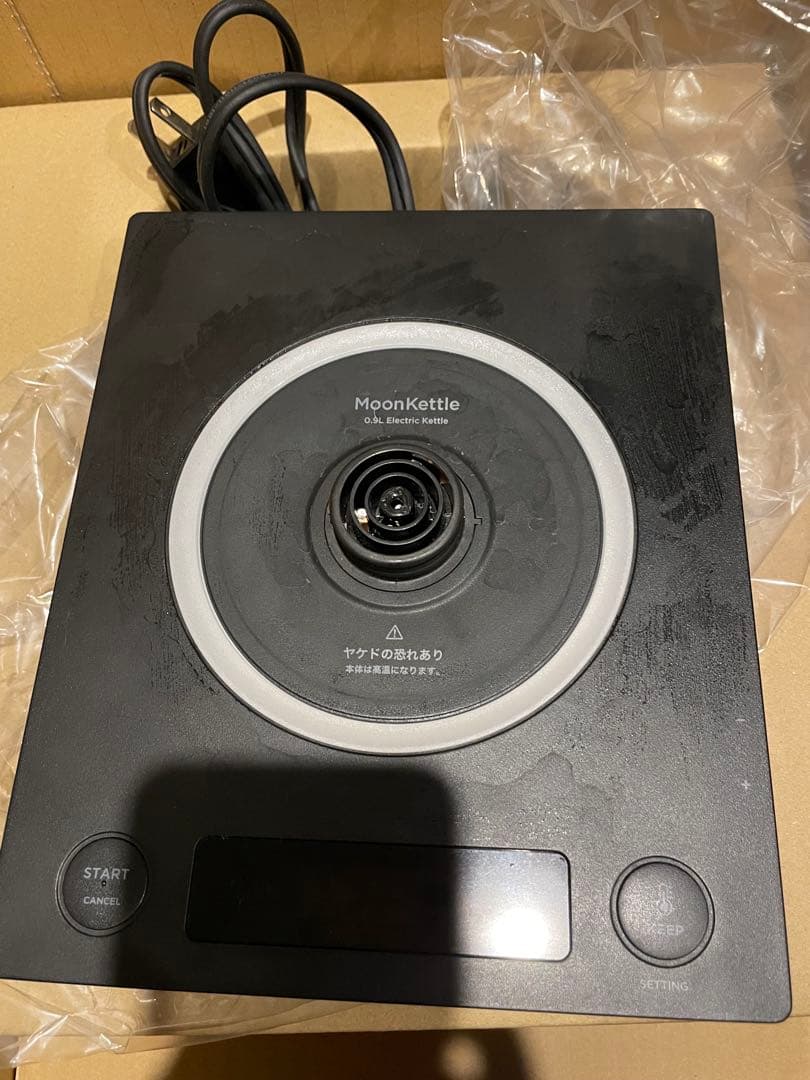 ジャンク品2025 バルミューダ　ブラック 電気ケトル