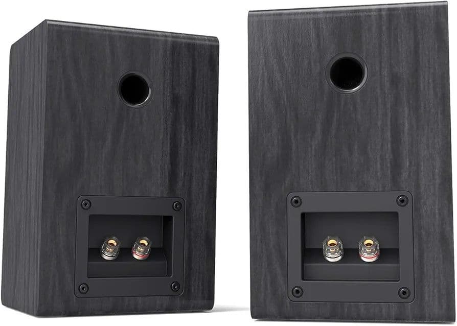 LONPOO LP-42 ブックシェルフ スピーカー 2台1組 木製 ブラック