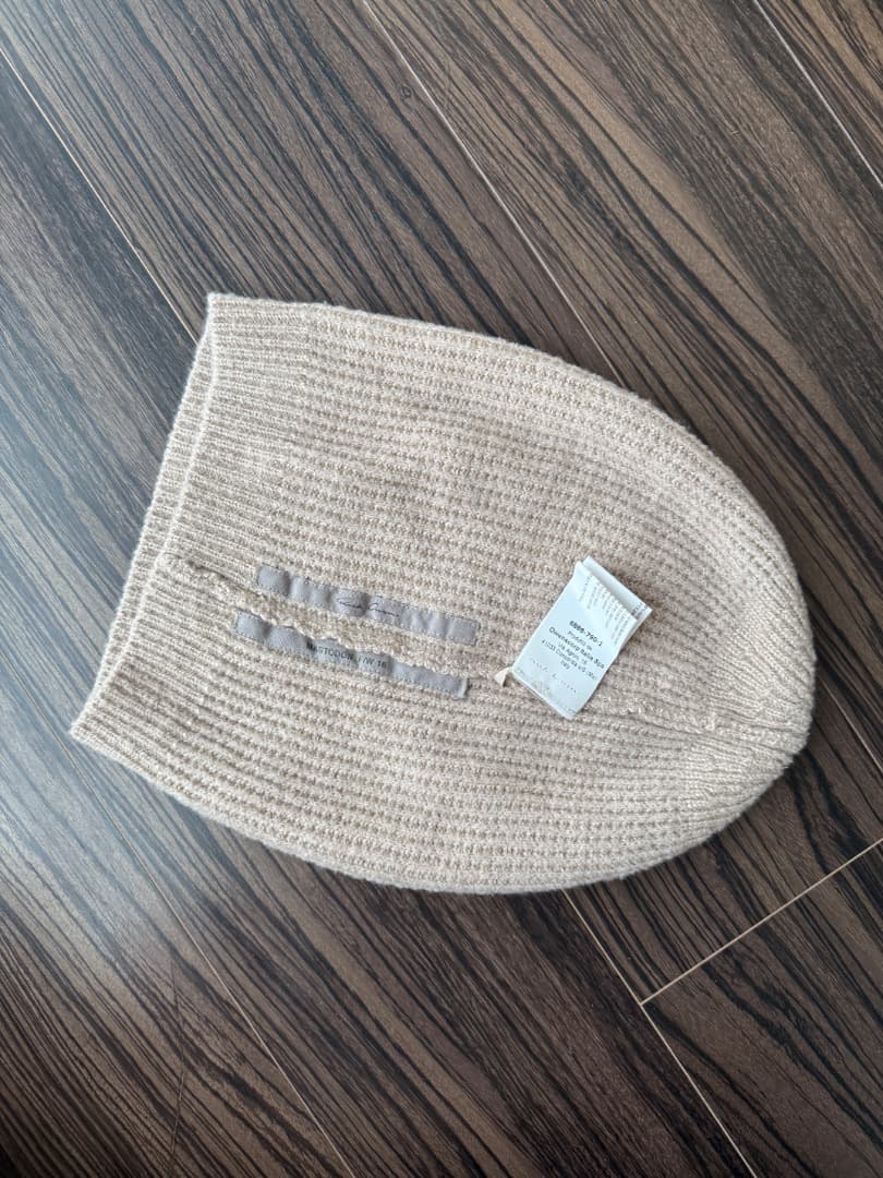 カシミヤのリック・オウエンスのビーニー RICK OWENS beanie