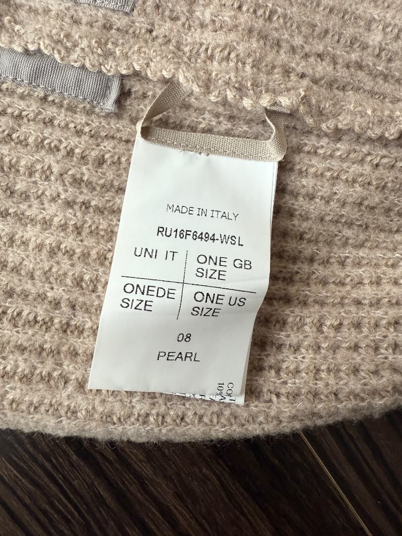 カシミヤのリック・オウエンスのビーニー RICK OWENS beanie