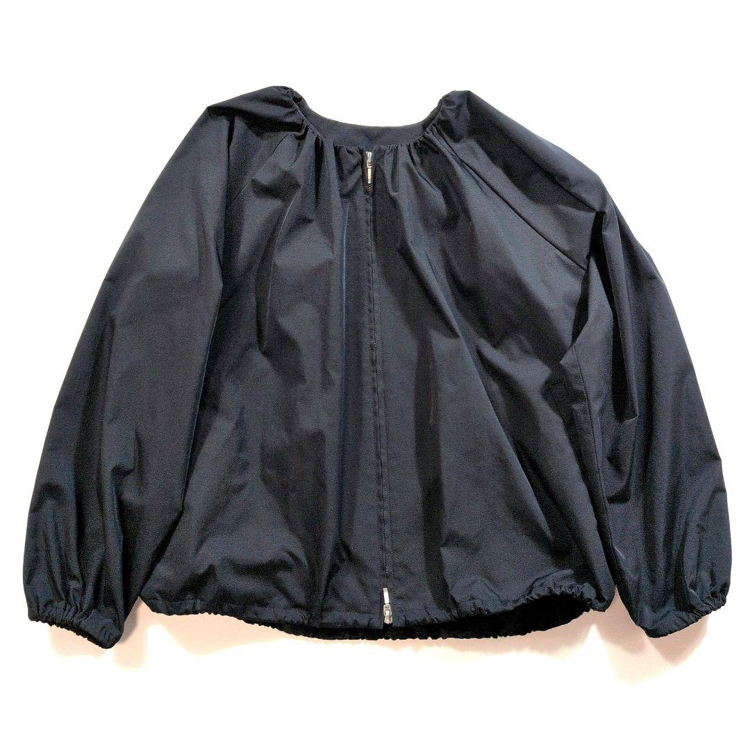 洗える soeju 近年モデル　リモンタブルゾン　ノーカラー　ダブルジップ