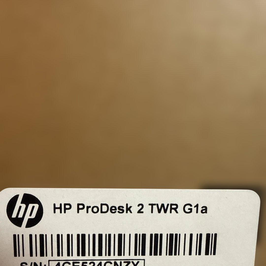 H*A様 HP ProDesk 2 TWR G1a デスクトップPC