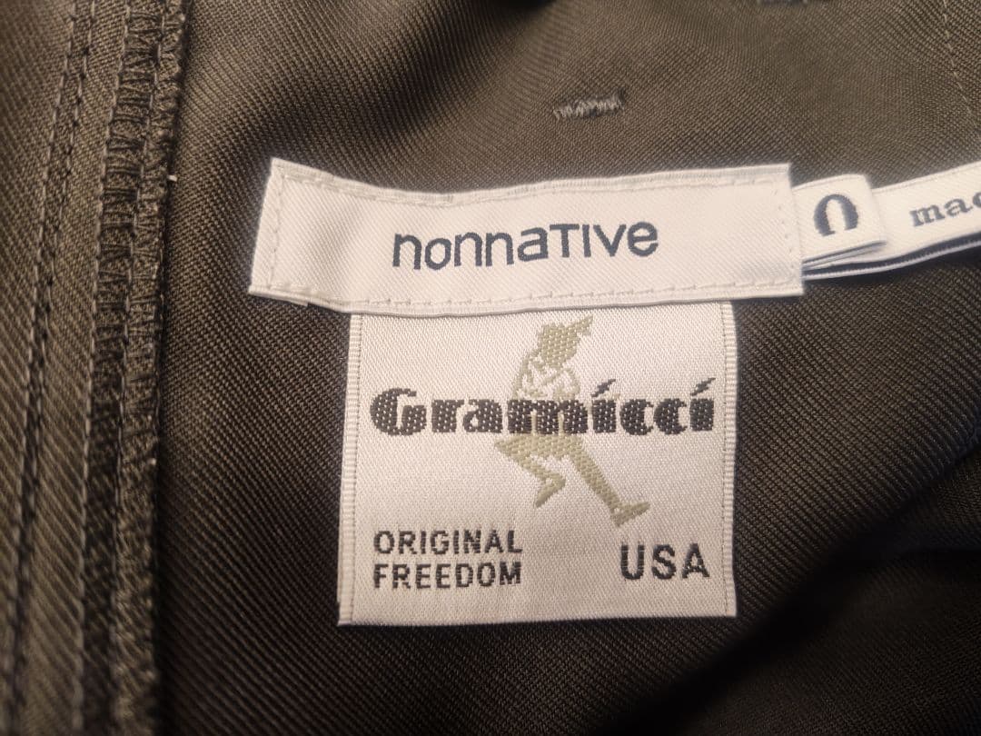 Gramicci × nonnative イージーパンツ チャコール