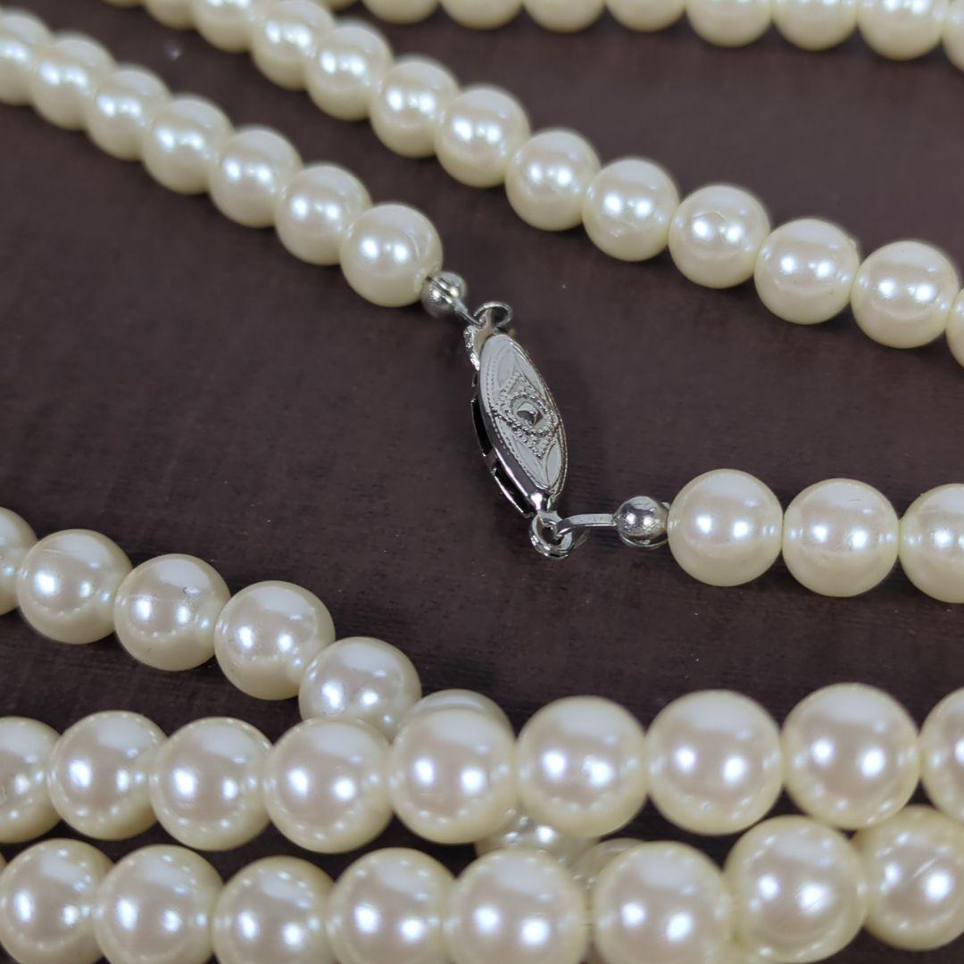【テリ最強】本真珠 淡水パール パールネックレス pearl necklace