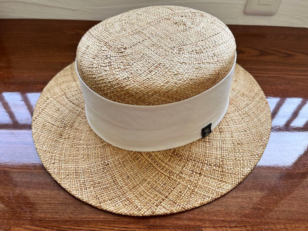 THE 9 SHOP カンカン帽 ホワイト