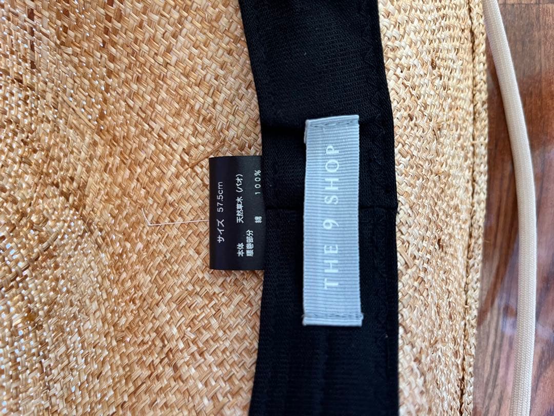 THE 9 SHOP カンカン帽 ホワイト