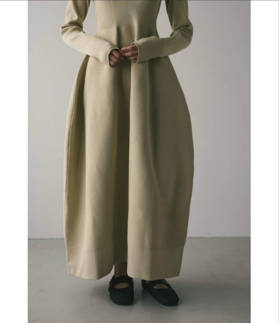 Y*◆様 スタイルミキサー　フォルムポロニットワンピース　Sサイズ　ネイビー