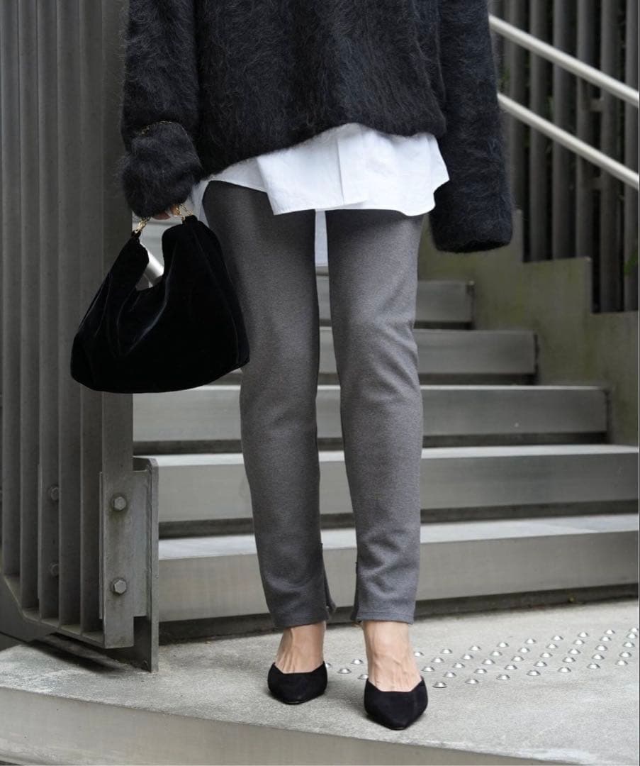 新品タグ付き★Deuxieme Classe Warm Zip レギンス パンツ