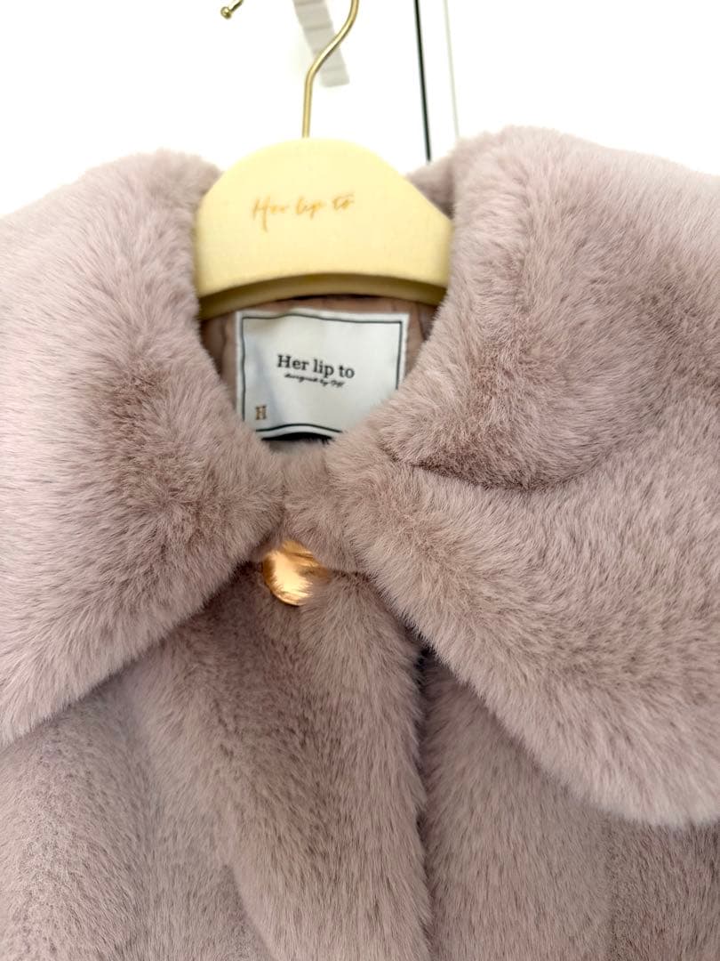 【Herlipto】Winter Love Faux Fur Coat