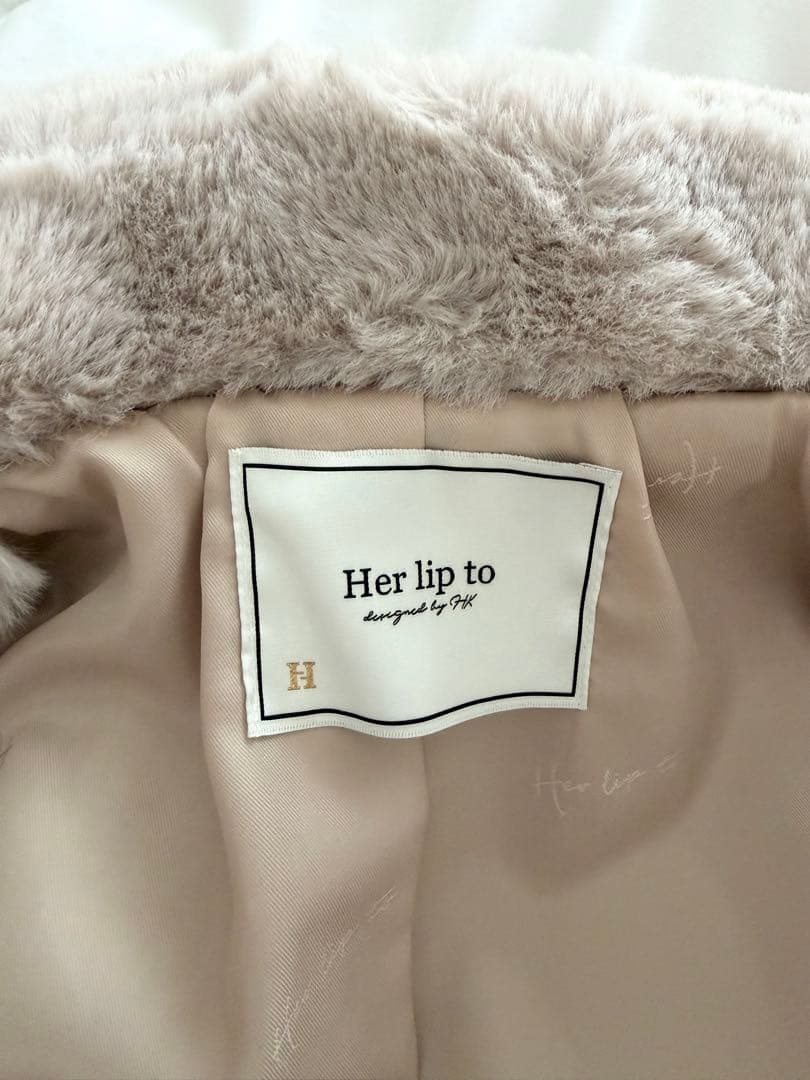 【Herlipto】Winter Love Faux Fur Coat