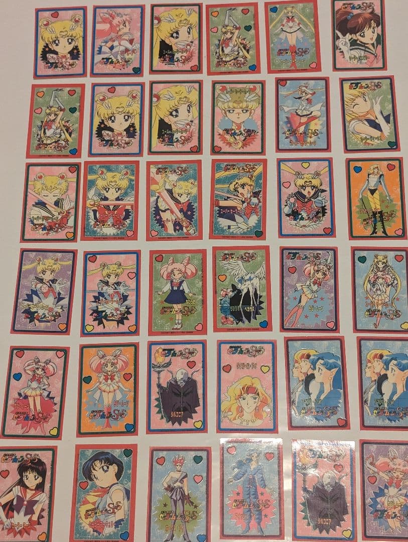 希少 美少女戦士セーラームーンSs 山勝 たんざくシール キラ シール カード
