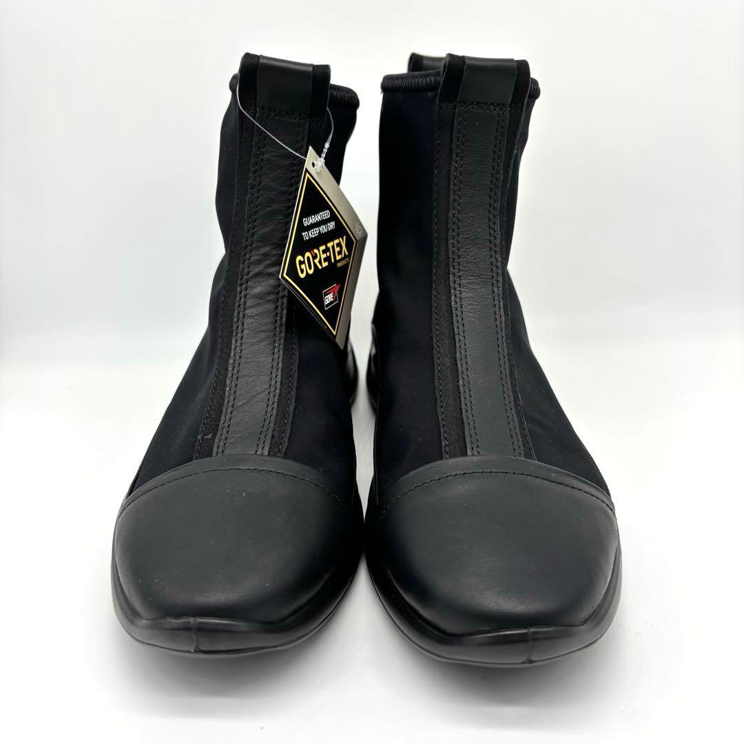 【新品・タグ付】エコー レインシューズ ゴアテックス ブラック 24.5