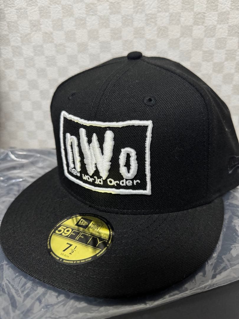 nWo 59FIFTYキャップ ブラック 7 1/2