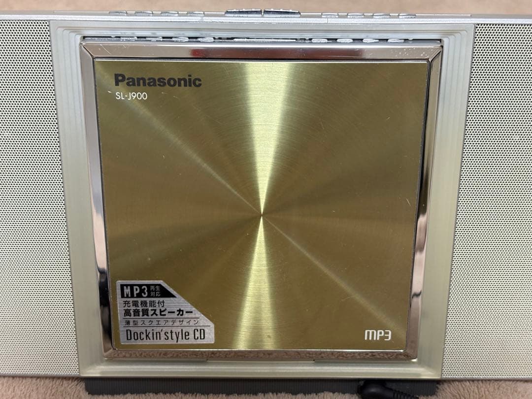 【動作品】Panasonic SL-J900 ポータブルCDプレーヤー ゴールド