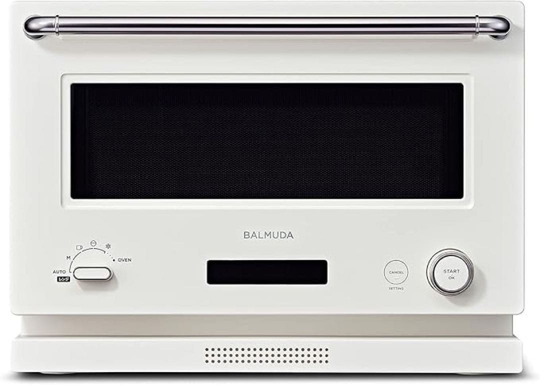 新品　未開封　BALMUDA ホワイト 電子レンジ・オーブン　K09W-WH