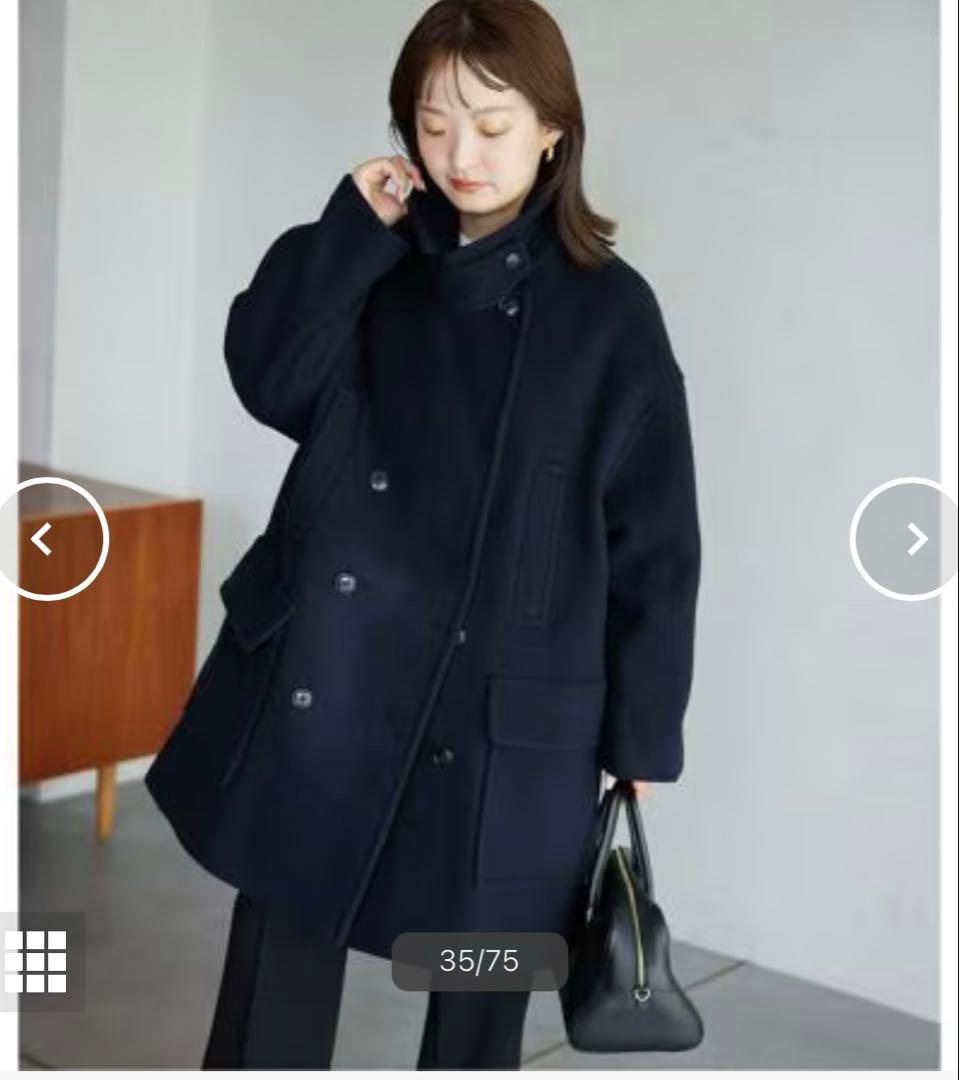 SLOBE IENA メルトンBIG Pコート