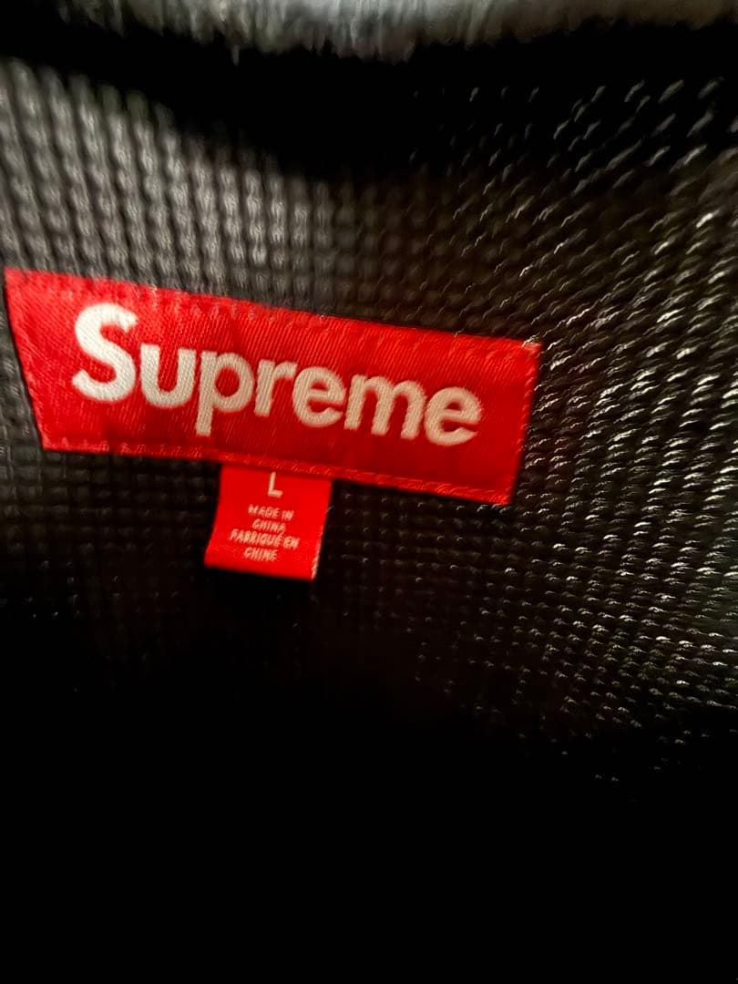 supreme/サーマル／ブラック