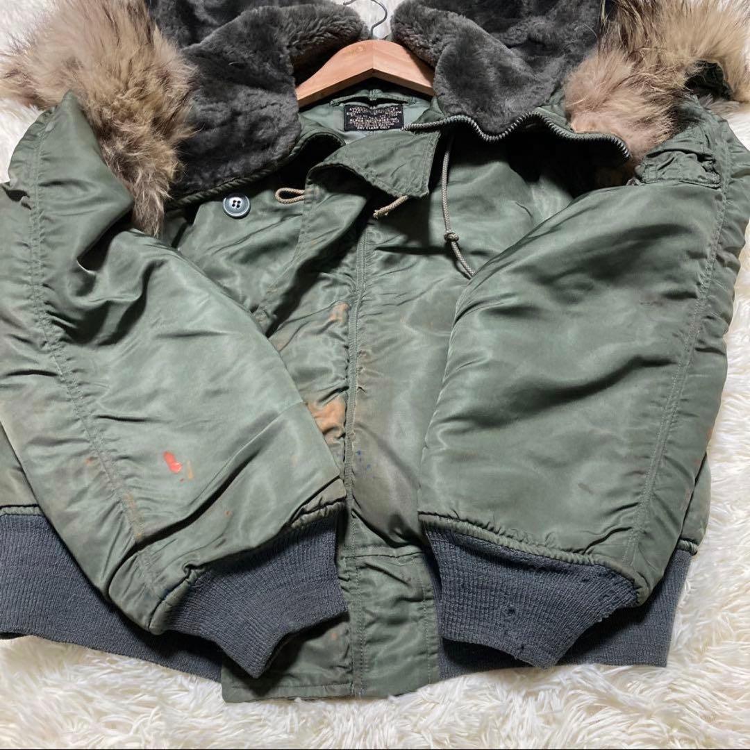 実物　希少　黒タグ　アルファインダストリーズ　N-2B 1964年度　M