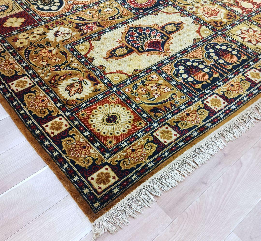 ドイツ製 ウィルトン織絨毯 純毛 ウール 大判カーペット240×340㎝