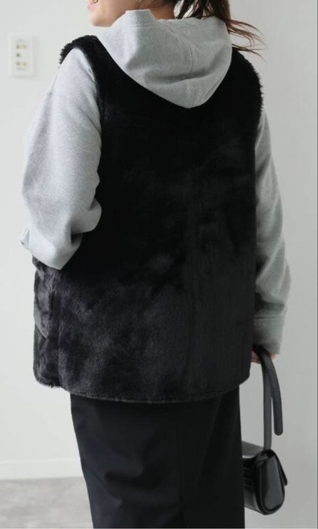 JOURNAL STANDARD フェイクムートンリバーシブルベスト