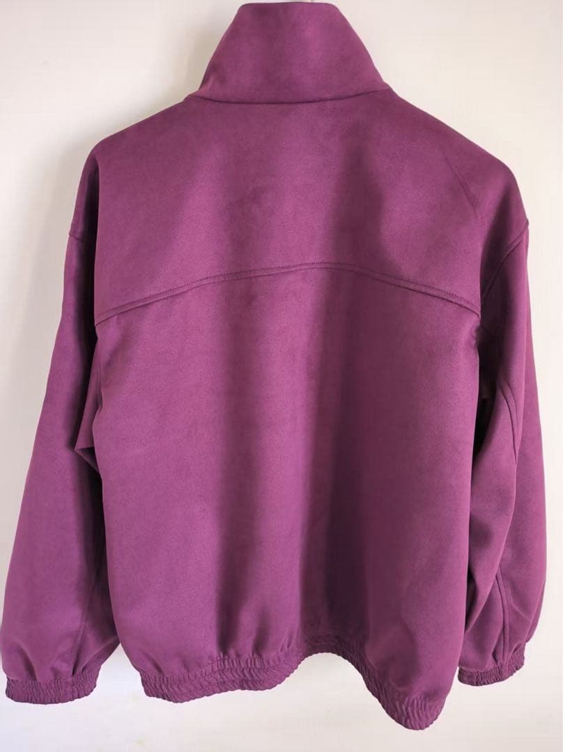海外限定 アディダス巳年トラック スエード ジャケット パープル S