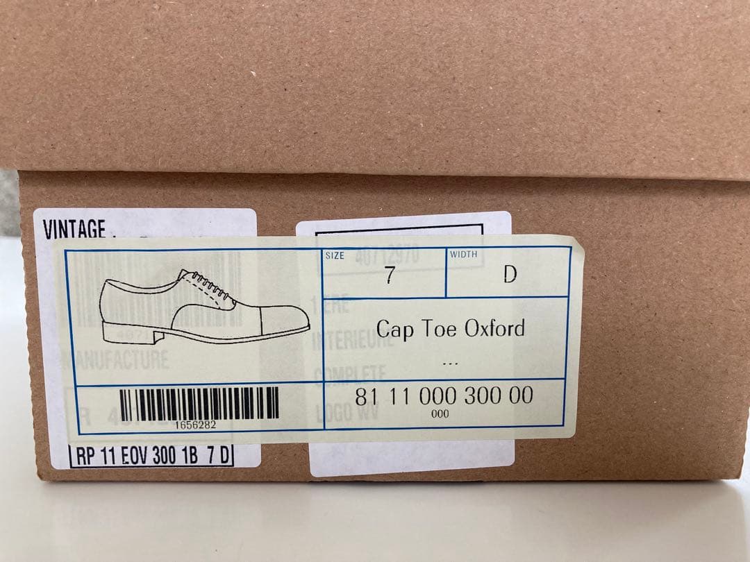 J.M. WESTON 黒 レザー レースアップシューズ oxford