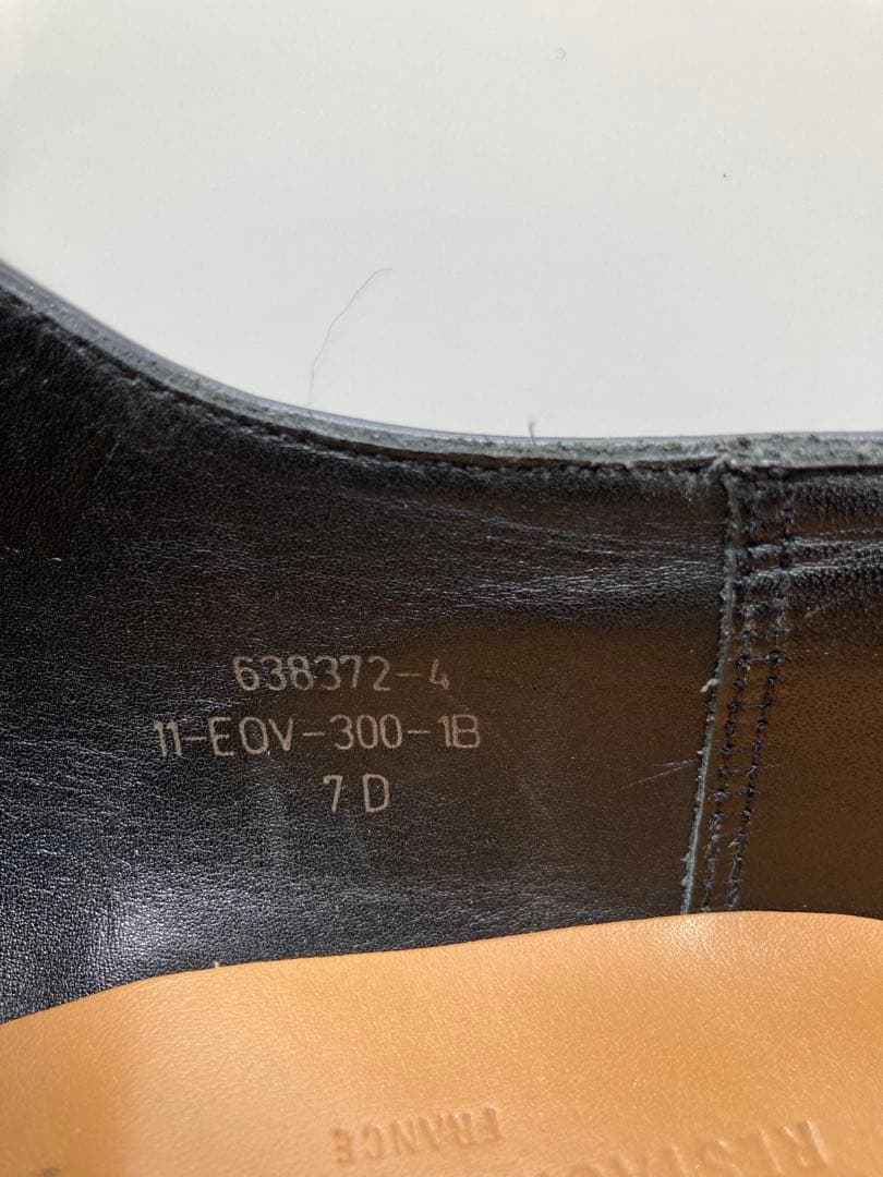 J.M. WESTON 黒 レザー レースアップシューズ oxford