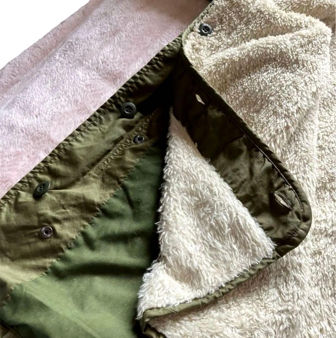 SHIPS シップス リアルファー ライナー着脱 M51 モッズコートM