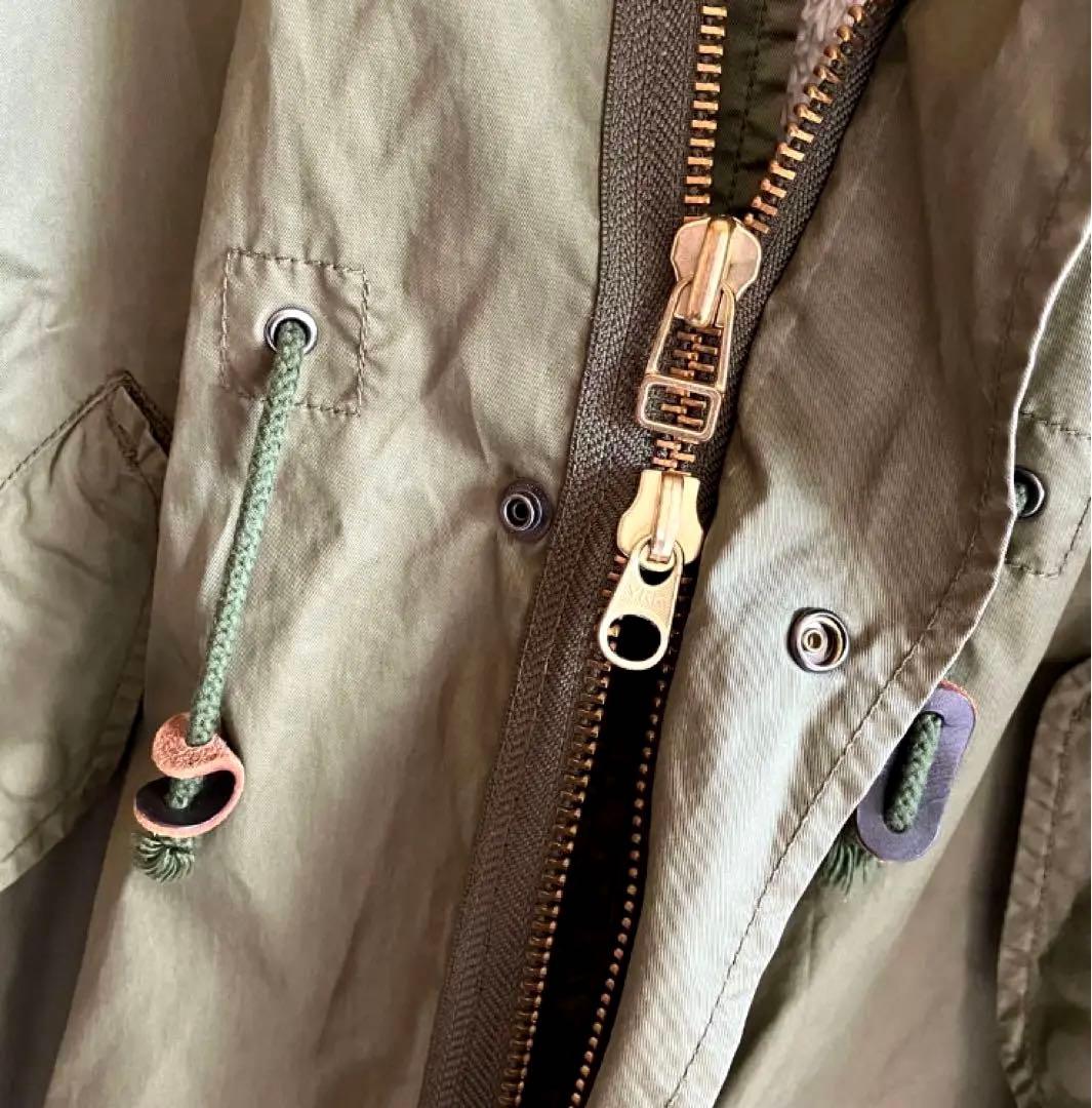 SHIPS シップス リアルファー ライナー着脱 M51 モッズコートM