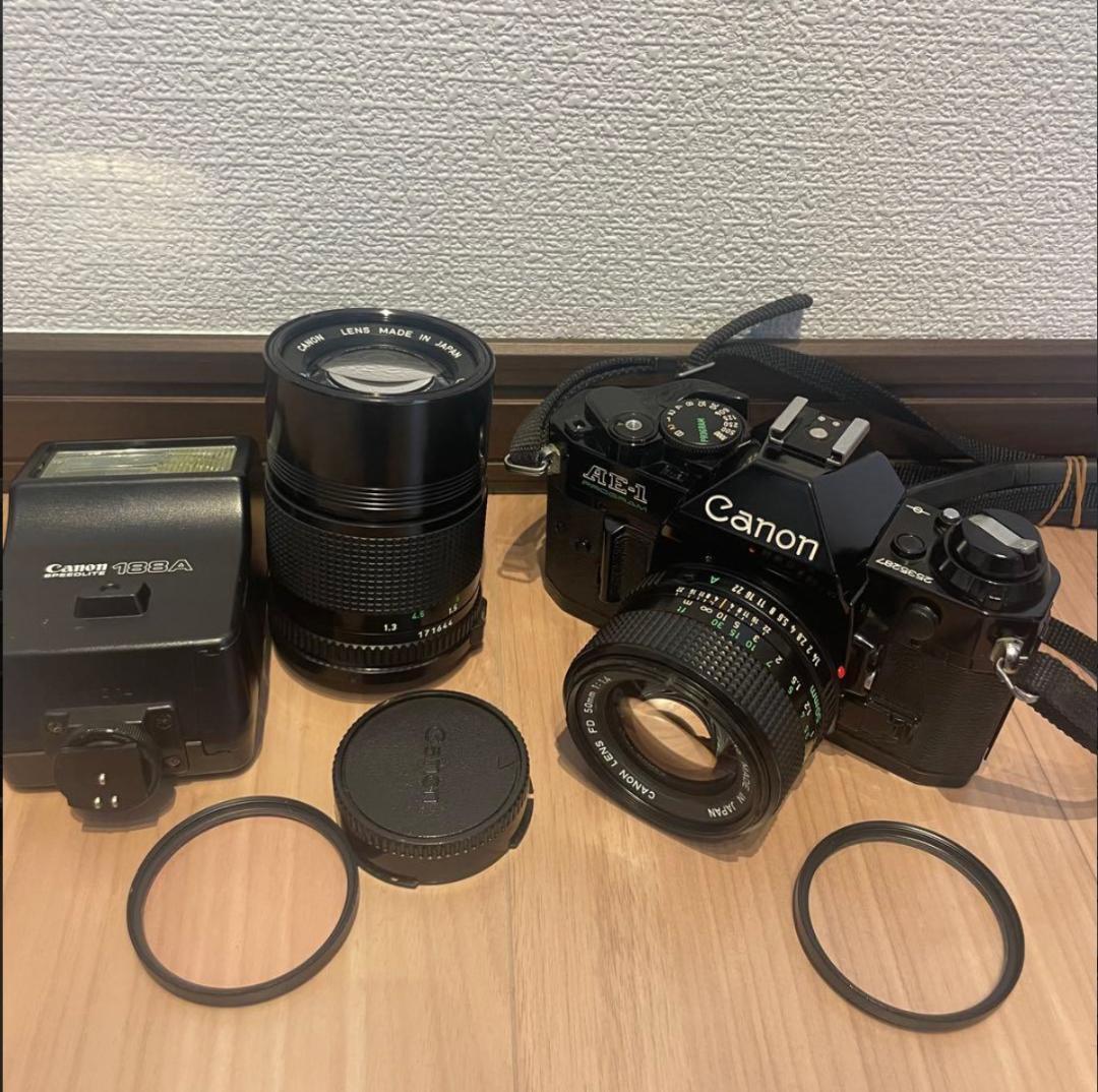 Canon AE-1 Program New FD 50mm F1.4 +レンズ